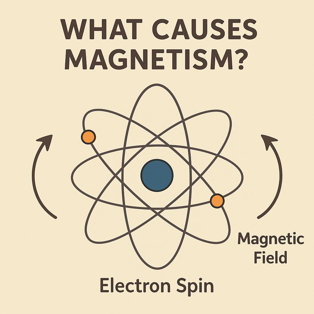 What causes magnetism?
